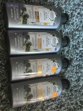 Lot of 4 Herbal Essences Black Charcoal Detox Shampoo